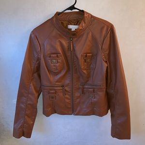 New York & Company Leather Jacket